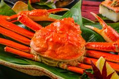 夕食　蟹一杯付会席
※お食事のイメージです。
※仕入れ状況により、内容を変更する場合がございます。