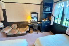 デラックスツインルーム(25㎡)24時間、客室を空間ごとウイルス除菌しています。