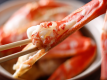 こだわりの出汁で味わうカニすき鍋／例