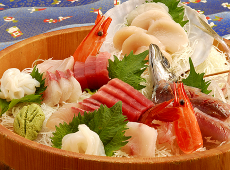 相模湾からの新鮮な海の幸”お刺身盛り合わせ”＆貸切露天40分無料付！【1泊2食付・食事はお食事処】