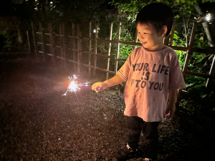 【夏休み限定】お庭で花火をお楽しみいただけます♪ 【夏休み限定】お庭で花火をお楽しみいただけます♪