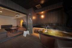 【禁煙室】〇久スイート露天風呂＆バリアフリー（陶器タイプ露天風呂、選択不可）