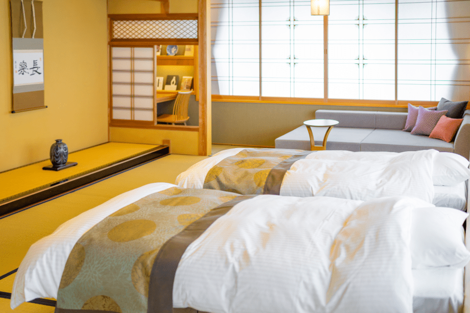 くつろぎの宿 さぎの湯荘 | 杜の館2F 和室10+6畳 【桜】【杉】【桐】 | プランを …