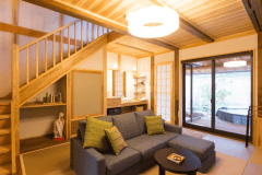 【KURA】(Outdoor bath, twin bed in the attic, foot bath, Non-smoking)